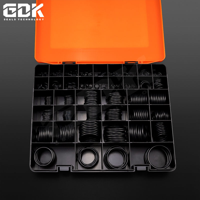 GDK China Factory Hydraulic Rubber Seal Dosan Excavator O-Ring Kit Box Black Nitrile Rubber O Rings Manufacturer
